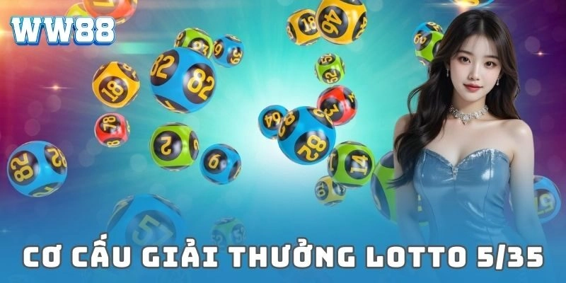 Cơ cấu giải thưởng lotto 5/35
